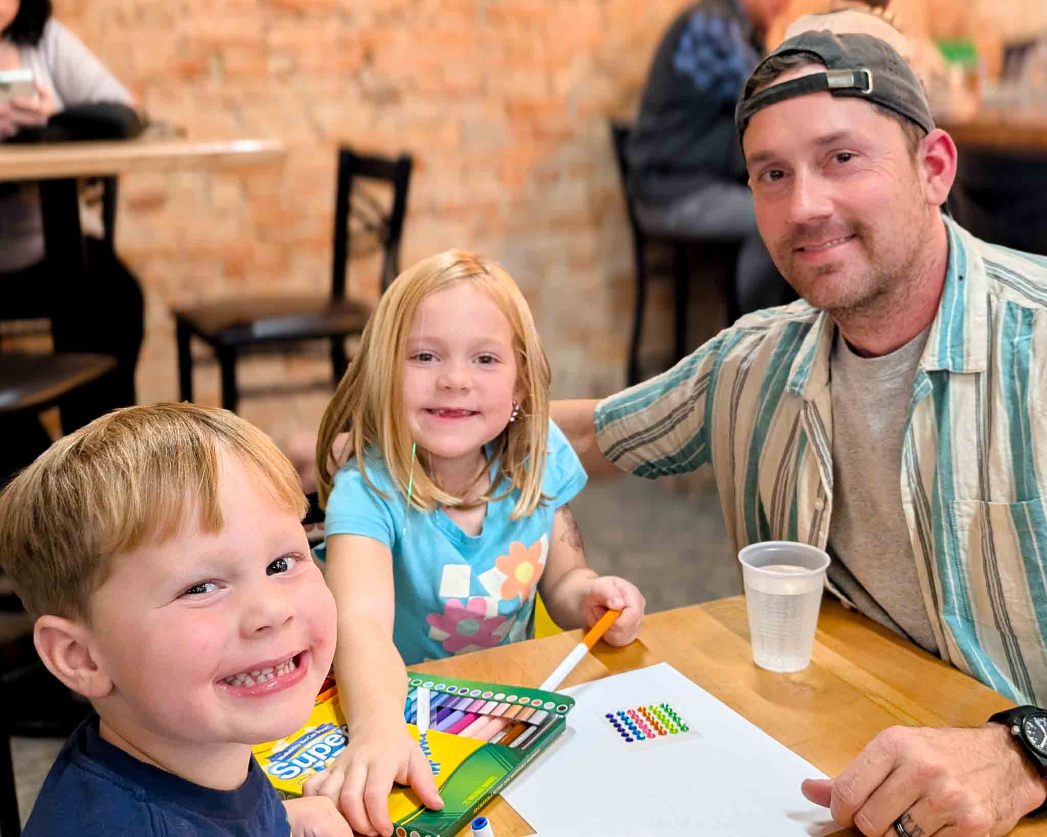 Relaxed conversations at Lucky City Brewery event