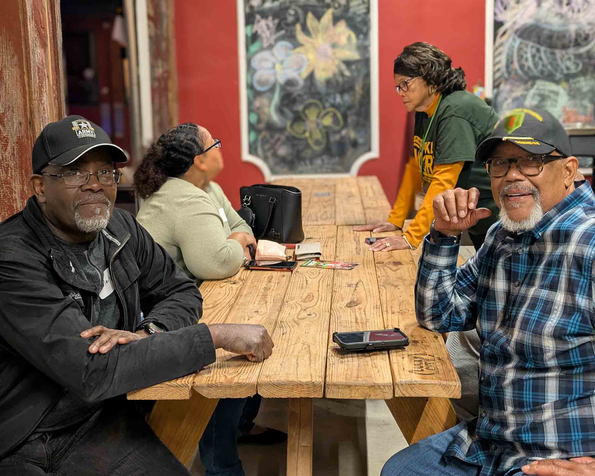 Frank connecting with community over local brews