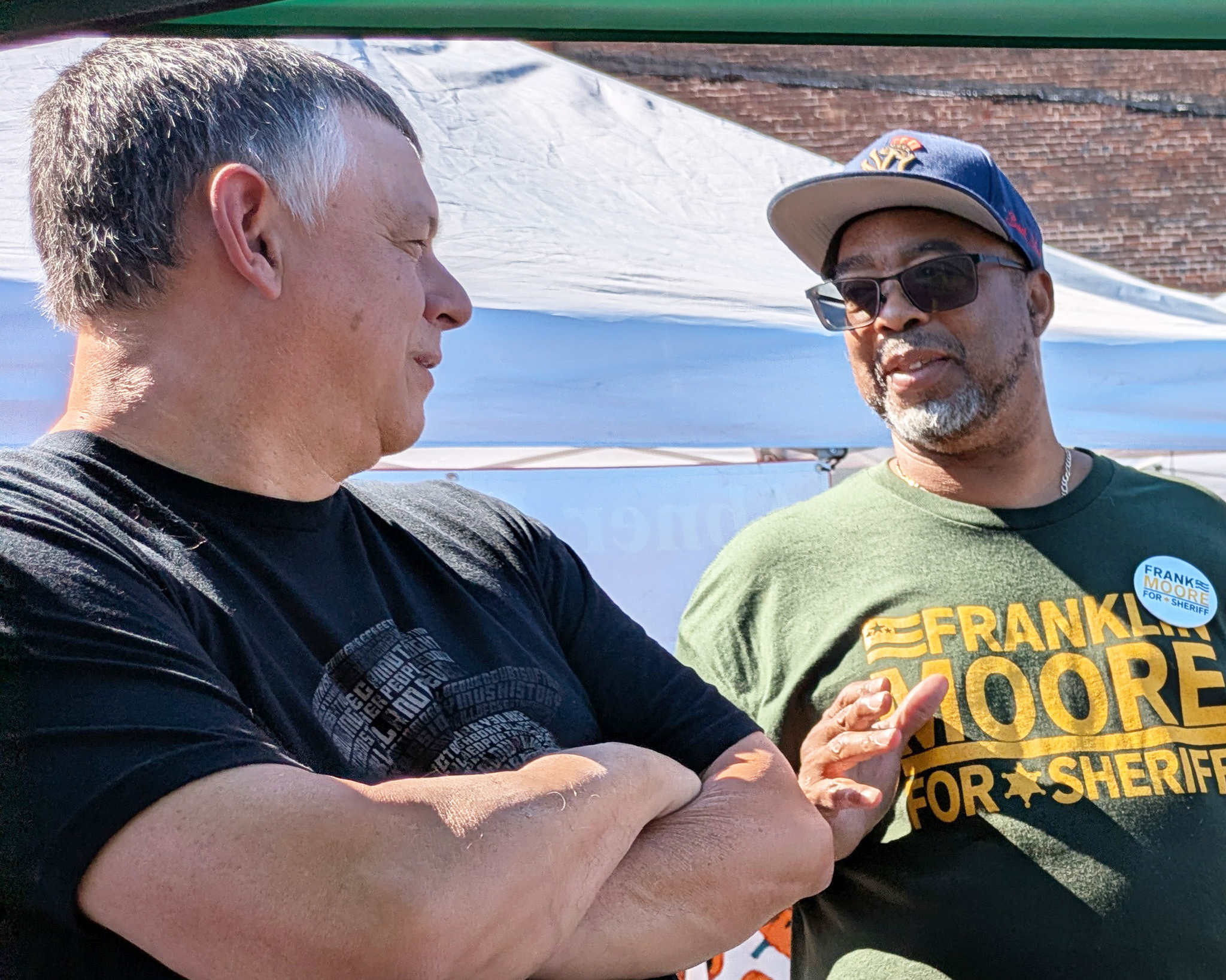 J. Webster with committee members at the Madison Fall Festival